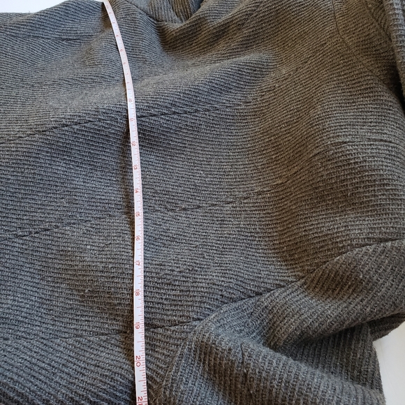 CALVIN KLEIN grey wool blend coat - Picture 9 of 12